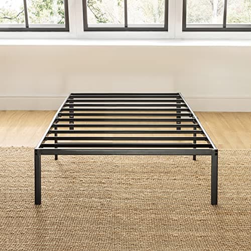 Best Price Mattress 14-Inch Metal Platform Beds w/ Heavy Duty Steel Slat Mattress Foundation (No Box Spring Needed), Black thumbnail 4