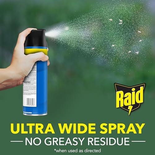 Raid Flying Insect Spray, Outdoor Fresh Scent, Kills Flies, Mosquitoes, and Other Flying Insects on Contact, for Indoor and Outdoor Use, 18oz thumbnail 7