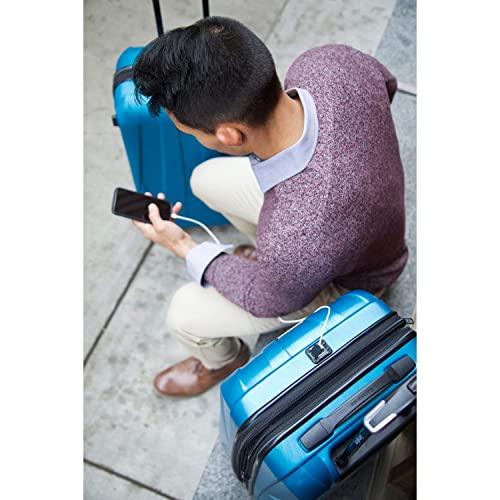 Samsonite Centric 2 Hardside Expandable Luggage with Spinner Wheels, Caribbean Blue, 3-Piece Set (20/24/28) thumbnail 2