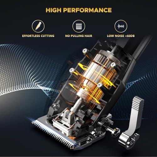 Professional Hair Clippers for Men Cordless Trimmers Kit with LED Display Electric Beard Trimmer for Kid Cordless Beards Trimmer Haircut Grooming Kit Gift for Men Women Barber Kids thumbnail 6