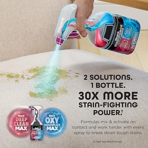 Shark StainForce Cordless Stain, Odor & Urine Remover, 1 Tool, HX095BRN