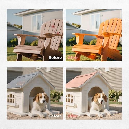 Miniatura de Pistola de Pintura HVLP Tilswall Ultraligera, 2 Boquillas y 3 Patrones 6