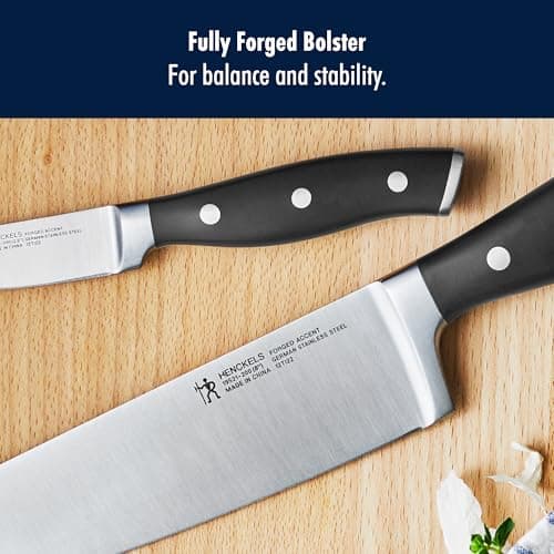 Henckels Forged Accent 8-inch Chef's Knife, Black thumbnail 7