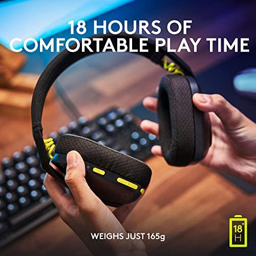 Logitech G435 Lightspeed & Bluetooth Wireless Gaming Headset - Lightweight Over-Ear Headphones, Built-in mics, 18h Battery, Dolby Atmos, PC, PS4, PS5, Nintendo Switch/Switch 2, Mob thumbnail 6