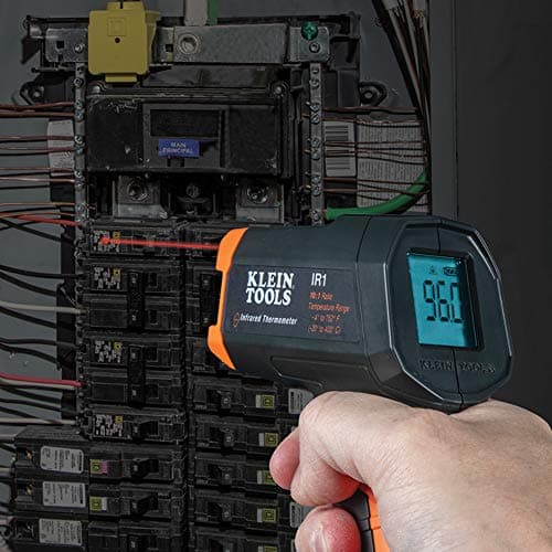 Klein Tools IR1 Infrared Thermometer, Digital Laser Gun is Non-Contact Thermometer with a Temperature Range -4 to 752-Degree Fahrenheit thumbnail 4