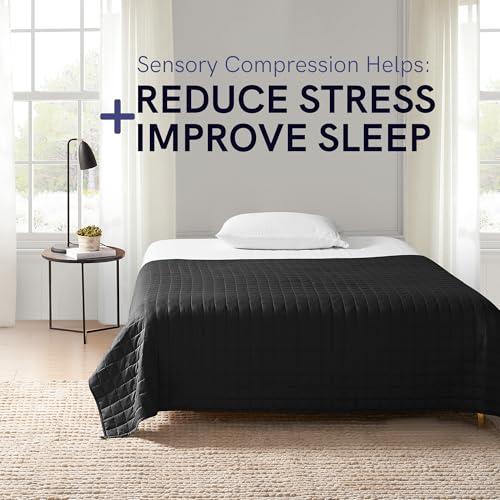 Miniatura de Manta Pesada YnM de 15lb con Perlas de Vidrio Refrescantes para Adultos 3