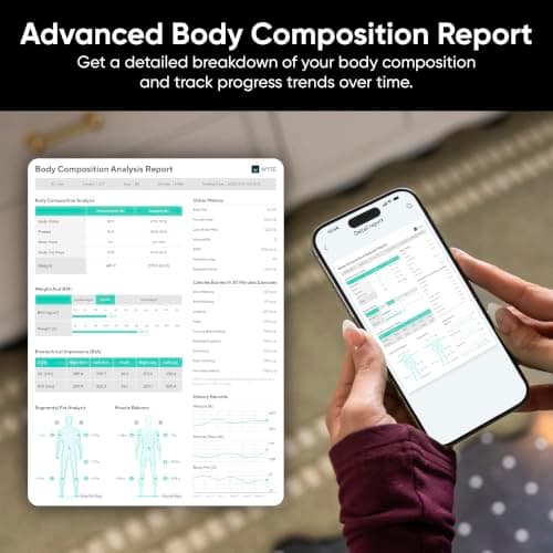 Báscula Inteligente Wyze BodyScan con Mango, Bluetooth, 400 lbs, Negro