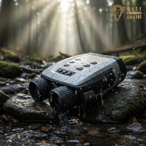 VisioGear Night Vision Binoculars - Night Thunder X3 4K Night Vision Goggles for Adults, AI Color Mode, 2000ft Range, 5000mAh Battery, 32GB Card for Camping & Security thumbnail 5