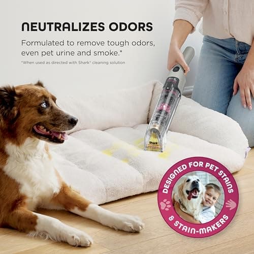 Shark StainForce Cordless Stain, Odor & Urine Remover, 1 Tool, HX095BRN