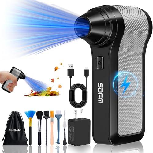 Sopladora Eléctrica SDFM 125,000 RPM para PC y Teclado, Motor Brushless, Recargable