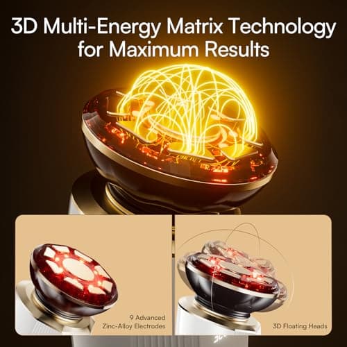 INIA 3-in-1 Red Light Therapy for Face and Neck Beauty Device for Puffiness & Skin Firming Skincare Tool thumbnail 8