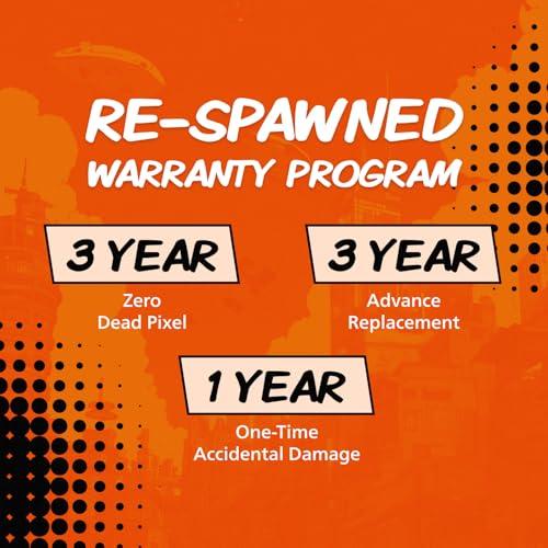 AOC CQ27G4ZH 27" Curved Gaming Monitor, QHD 2K 2560x1440, 1500R VA, 300Hz 0.3ms MPRT, HDMI x2, DP x1, Height Adjustable Stand, HDR, 3-Year Zero-Bright-dot thumbnail 9