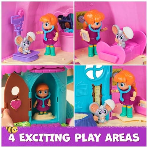 Vida The Vet, Vet Clinic, Treehouse Playset with Action Figures, Dollhouse Furniture & Accessories, Kids Toys for Girls & Boys Ages 3 and up thumbnail 2
