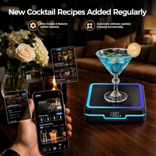 KAVAZ: Posavasos Inteligente para Cócteles con Guía LED y App