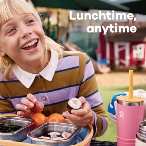 Hydro Flask Lunch Box for Kids - Unisex for Girls or Boys - Insulated Lunch Bag for School in Seaspray Blue thumbnail 7