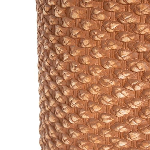 Miniatura de Christopher Knight Home Nataly 17.25" H Small Outdoor Side Table, Cylinder Shaped Carved Garden Stool, Lightweight Concrete End Table, Patio Decorative Home Stool for Balcony Pools 15