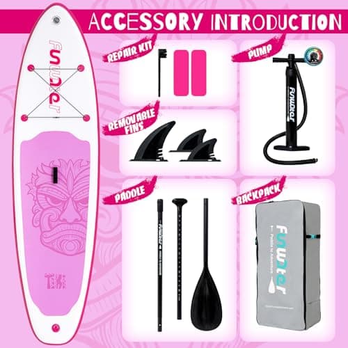 Tabla de Paddle Surf Hinchable FunWater 10'6" con Accesorios Premium