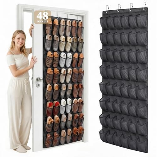 Organizador de Zapatos de Puerta Ordovibe con 48 Bolsillos para Mujer