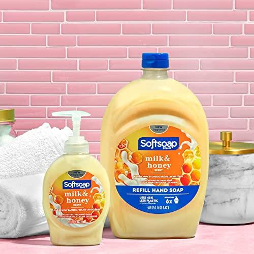 Miniatura de Softsoap Repuesto Jabón Líquido Leche y Miel, 50 oz 12