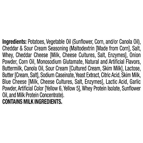 Ruffles Potato Chips, Cheddar Sour Cream, 1oz (40 Count) thumbnail 3