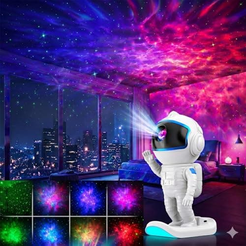 Proyector Galaxia Astronauta Stbands – Luz Nocturna para Recámara Infantil