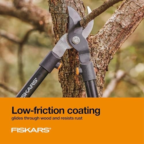 Fiskars 28" Loppers for Tree Trimming, Heavy Duty, Rust-Resistant Sharp Bypass Steel Blade Loppers, Branch Cutter up to 1.5" Diameter Cut Capacity, Shock-Absorbing Handle, Garden T thumbnail 4