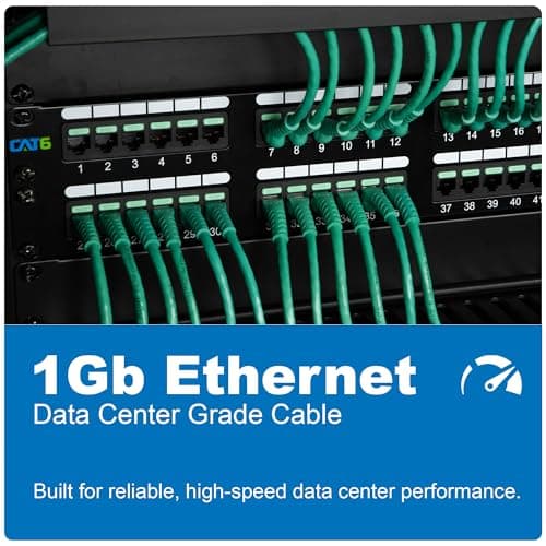 Miniatura de Paquete de 5 Cables Ethernet CAT6 ICC, 10 pies, UTP 24 AWG, PoE++ 8