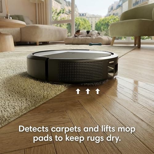 iRobot Roomba Plus 415X Combo Robot Vacuum & Mop + AutoWash Dock, Self‑Cleaning & Heated Dry, Auto‑Empty up to 90 Days, 140x Power-Lifting Suction, 2X Deeper Mopping, Ideal for Hom thumbnail 9