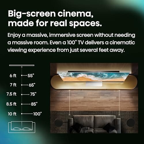 Hisense 85" U6 Pro Series Mini‑LED ULED 4K UHD HDR Gaming AI Smart Fire TV (85U6SF Pro, 2026 New) – Hi-QLED, Native 144Hz, Motion Rate 480, Dolby Vision IQ · Atmos, HDR10+, Glare-F thumbnail 17