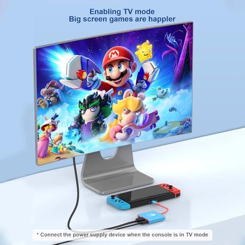 Adaptador Portátil HDMI para Nintendo Switch y Steam Deck (Tipo C, 4K/60Hz)