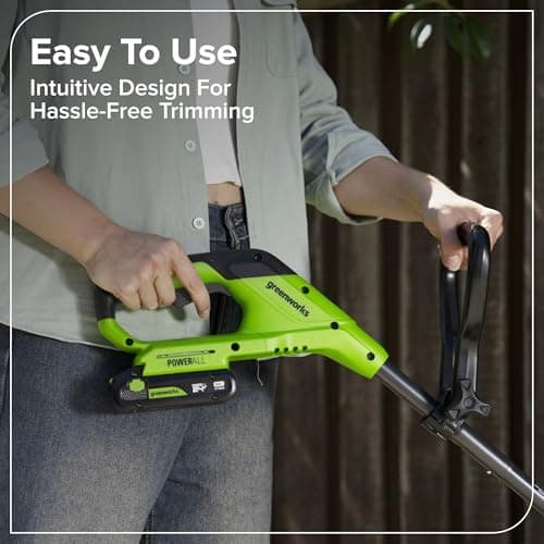 Greenworks 24V 12 in String Trimmer & 270 CFM Blower Combo, 2.0 Ah Battery thumbnail 15