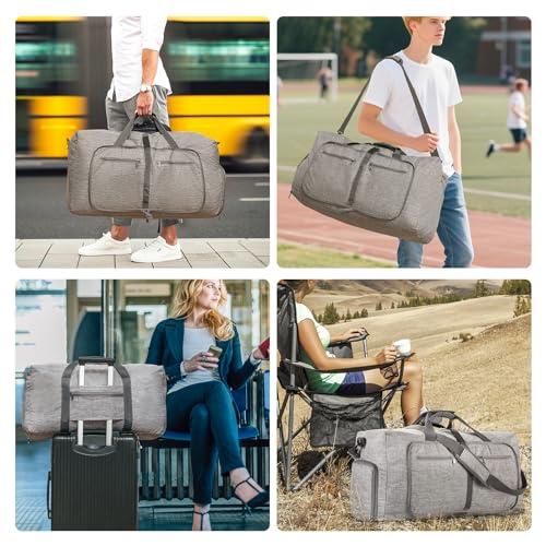 Maleta de Viaje Plegable Vomgomfom (65L-115L) con Compartimento para Zapatos