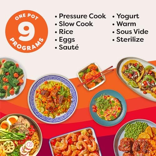 Instant Pot Duo Plus 9-in-1 Multicooker, Pressure Cooker, Slow Cook, Rice Maker, Steamer, Sauté, Yogurt, Warmer & Sterilizer, Includes App with Over 800 Recipes, Stainless Steel, 6 thumbnail 4
