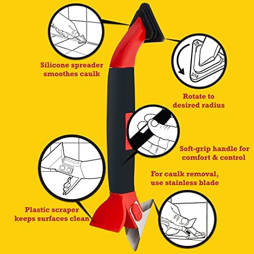 ALLWAY CT31 3-in-1 Caulk Tool for Removal and Application thumbnail 2
