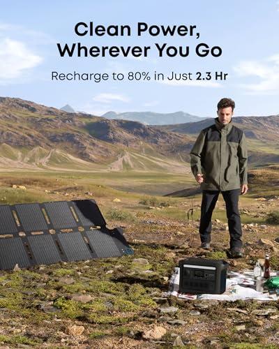 Miniatura de Anker SOLIX C800X: Estación de Energía Portátil con Panel Solar de 100W 8