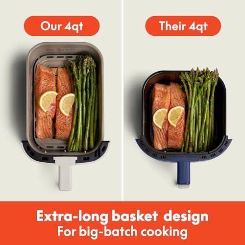 bella 4 Qt TriZone Air Fryer, EverGood™ Ceramic Nonstick Coating, Dual Basket Design w Removable Divider, Digital Touchscreen Control w 6 Preset Cooking Options, 1200 Watt, 3lb Cap thumbnail 7