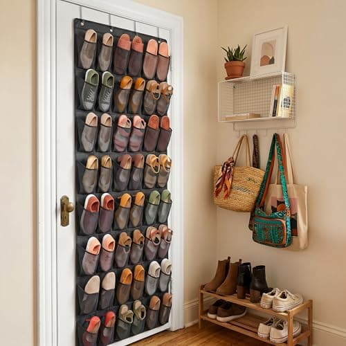 Organizador de Zapatos de Puerta Ordovibe con 48 Bolsillos para Mujer