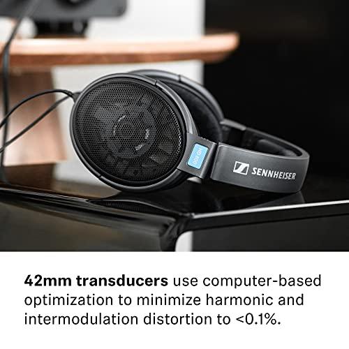 Sennheiser HD 600 - Audiophile Open-Back Dynamic Wired Headphones Over Ear with Natural Soundstage and Premium Comfort for Music Lovers, Open Metal Earpiece Covers, Black thumbnail 4