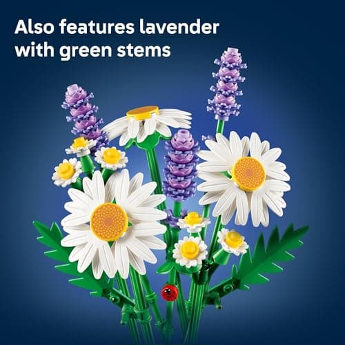 Miniatura de LEGO Botanicals Margaritas 11508 4