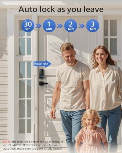 Cerradura Inteligente Digital Philips con Manijas, Acceso Sin Llave, Huella y PIN
