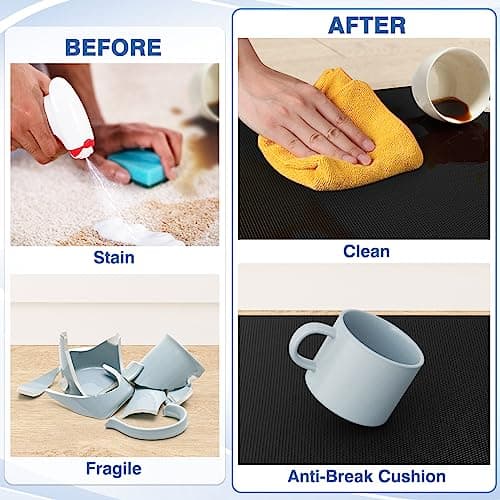 StepRite Kitchen Mats, 2PCS Kitchen Rugs, Cushioned Anti Fatigue Kitchen Mats for Floor, Non-Slip Standing Desk Mat, Waterproof Kitchen Rug Set for Kitchen, Floor, Office, 17.3"x30 thumbnail 4