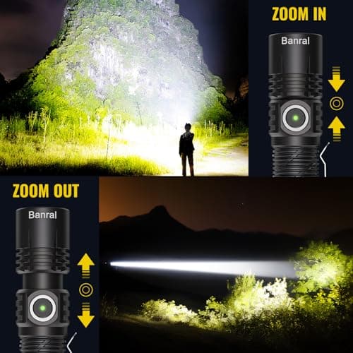 Linternas LED Recargables Banral: Potentes y de Bolsillo