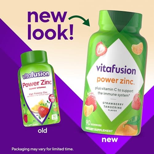 Miniatura de Vitafusion: Gomitas de Zinc y Vitamina C para Inmunidad (90 Unidades) 2