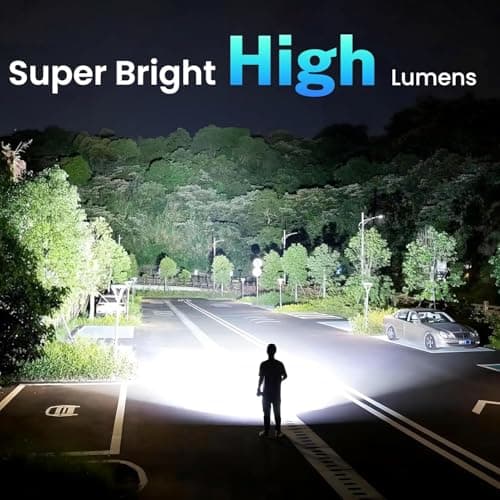 TrixHub Rechargeable LED Flashlights High Lumens 2Pack, Super Bright Zoomable Handheld Flash Light with LCD Digital Display, Powerful Emergency Linternas, Waterproof, Long Lasting, thumbnail 2
