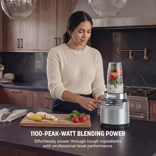 Ninja Nutri-Blender Pro with Auto iQ, 1100PW, (2) 24oz Cups, BN401