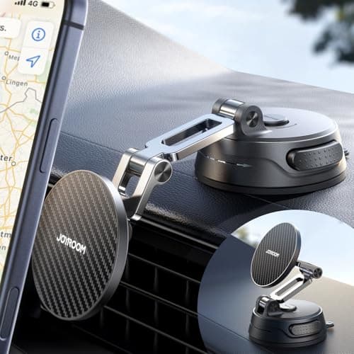 Soporte JOYROOM para iPhone Tri-Fold MagSafe con Succión Pro y Base de Gel