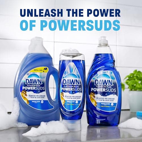 Miniatura de Jabón Líquido Dawn Platinum Plus PowerSuds, 17.4 oz. EZ-Squeeze 9