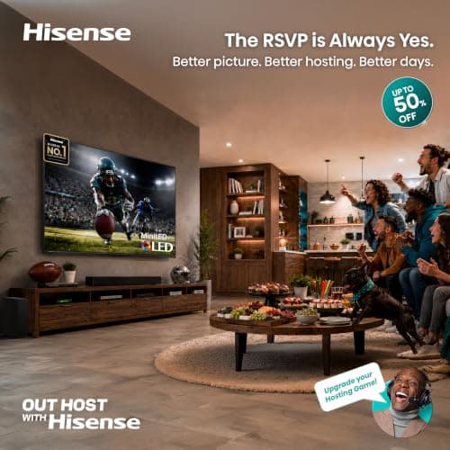 Miniatura de Smart TV Hisense 75" E7 Cinema Series Hi-QLED Mini-LED 4K UHD (Modelo 2026) con 144Hz Nativo y Dolby Vision/Atmos 2