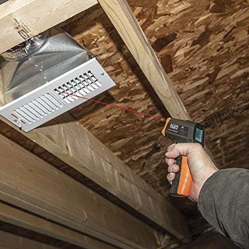 Klein Tools IR1 Infrared Thermometer, Digital Laser Gun is Non-Contact Thermometer with a Temperature Range -4 to 752-Degree Fahrenheit thumbnail 5