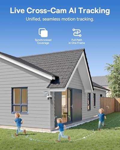 Miniatura de Cámara de Seguridad Solar Inalámbrica Baseus X1 Pro con Doble Rastreo 3K AI, Visión Nocturna a Color y Almacenamiento Local 9